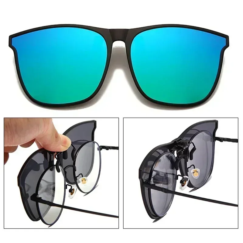Sunglasses Uv400 - 1Pc Polarized Clip On Sunglasses Men