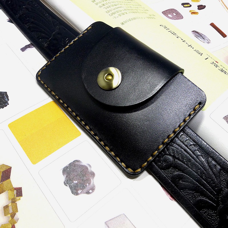 Leather Wallet Men - Blongk Siêu Mỏng Túi Quân Chính