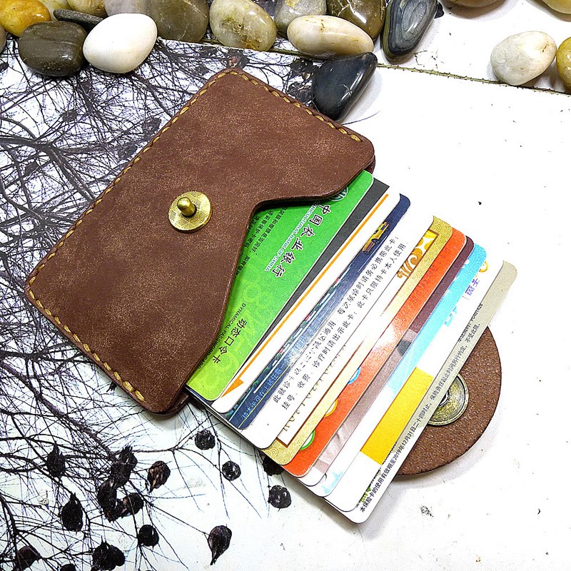 Blongk Siêu Mỏng Túi Quân Chín - đánh giá và giá Leather Wallet Men