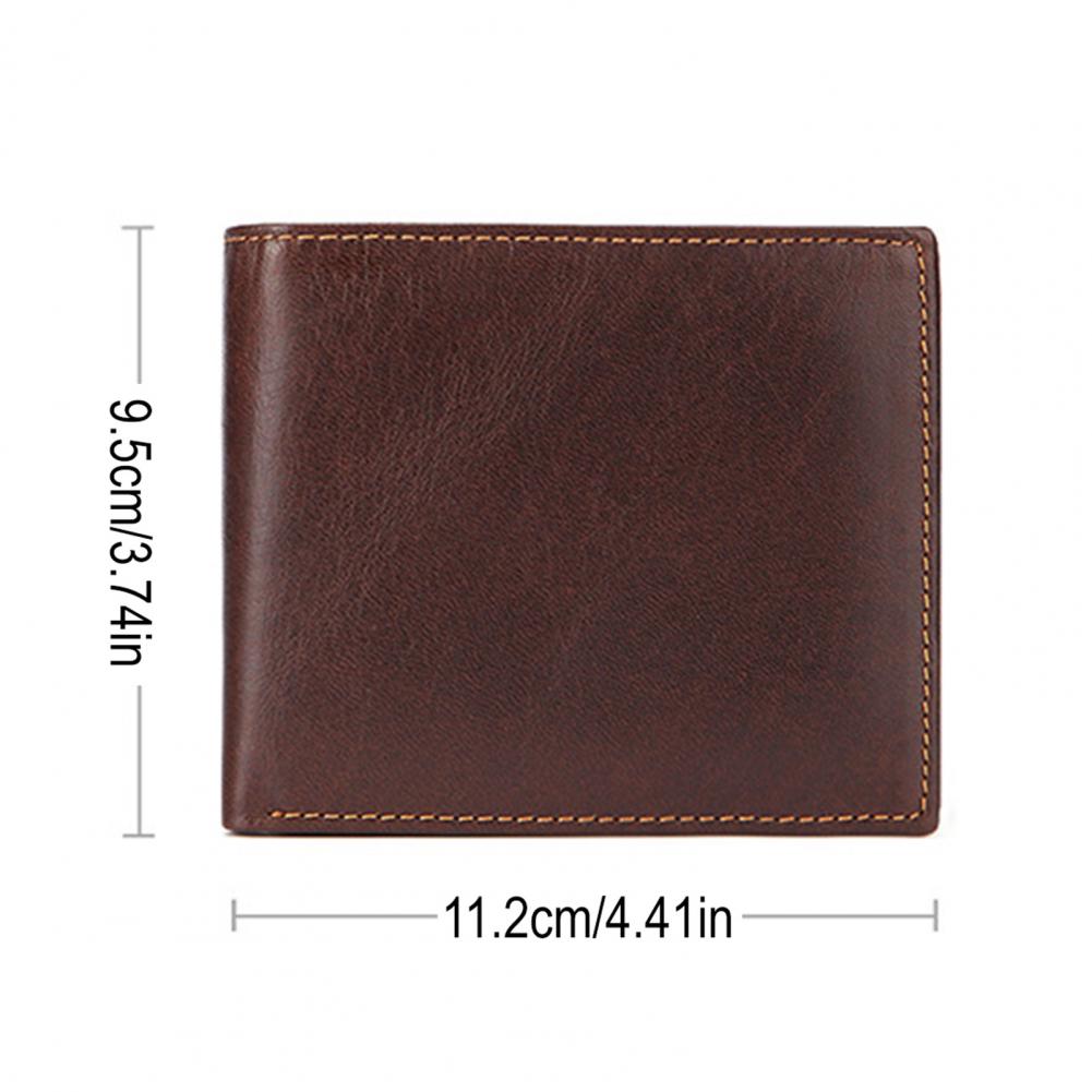 Vintage Card Holder Rfid Block - đánh giá và giá Leather Wallet Men