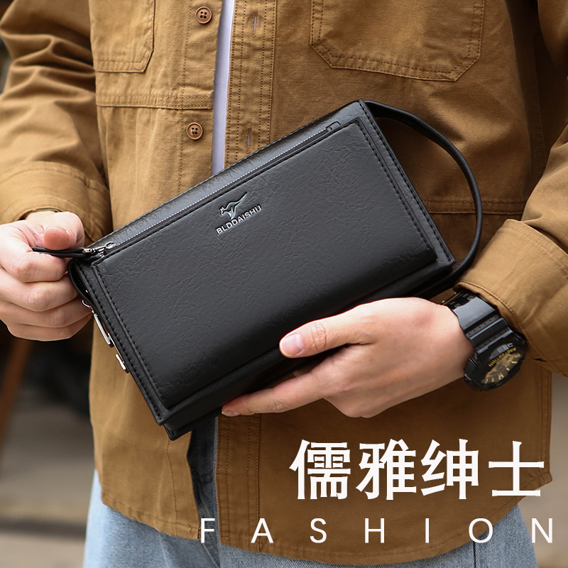 New Men's Combination Lock Ant - đánh giá và giá Leather Wallet Men