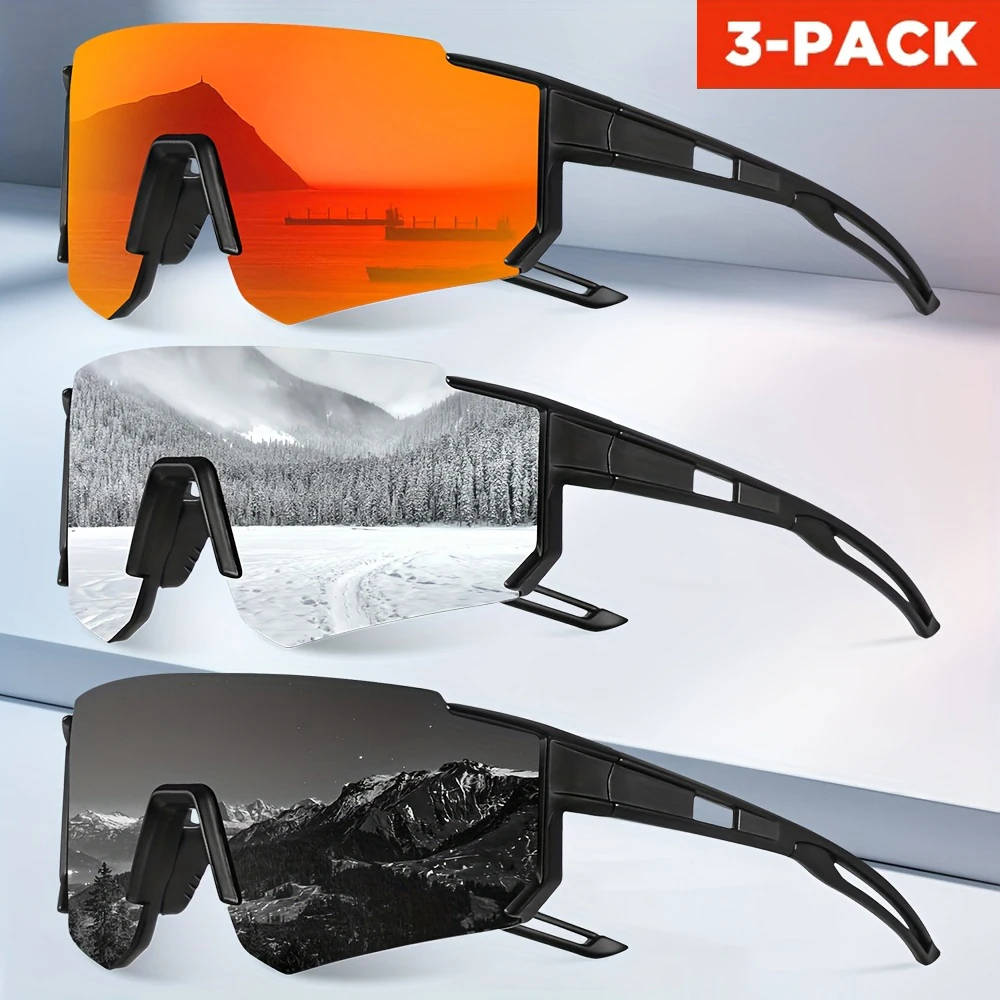 1/3PCS Oversize Outdoor Cyclin - đánh giá và giá Sunglasses Uv400