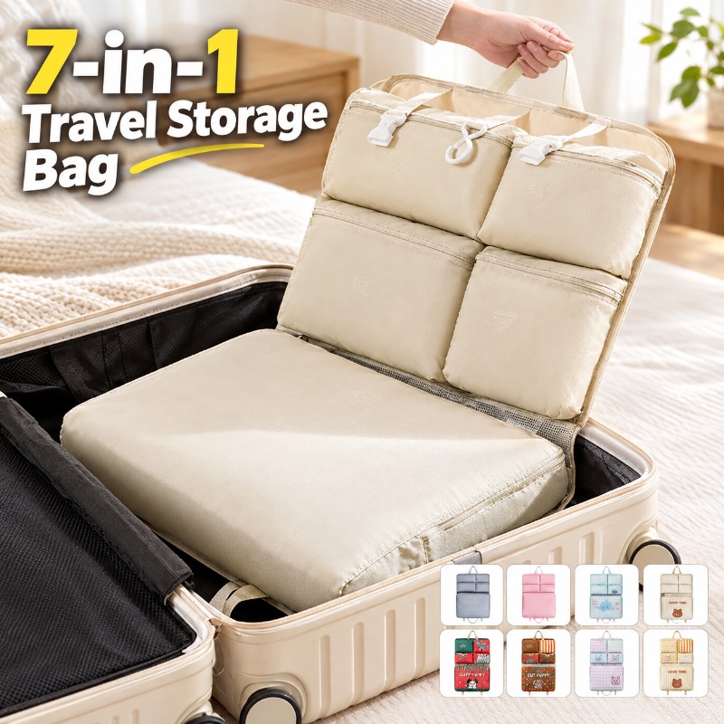 7-in-1 Travel Storage Bag, Por - đánh giá và giá Travel Luggage Set